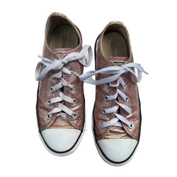 PINK Chuck‎ Taylors Girls Shoes Lot - Two Pairs, Sizes 3 and 11.5 - Picture 3 of 8